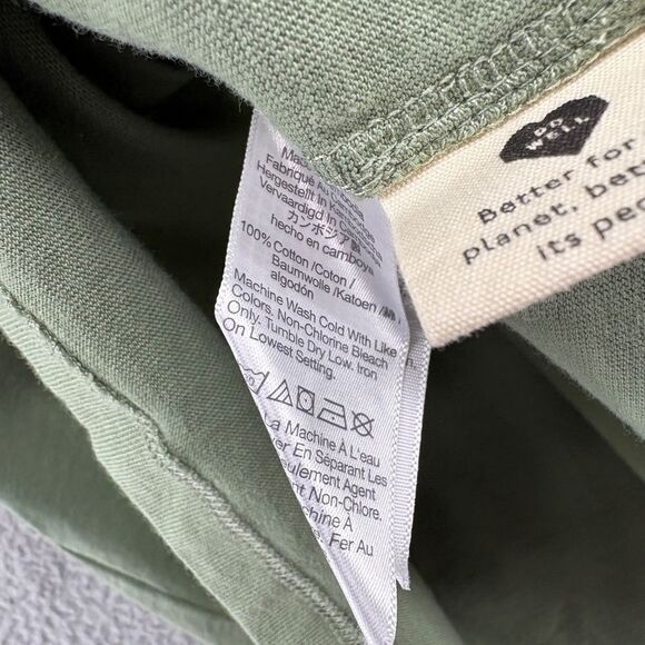 Madewell relaxed polo tee in Aloe Green Size Extra Small XS NWT - Picture 10 of 11